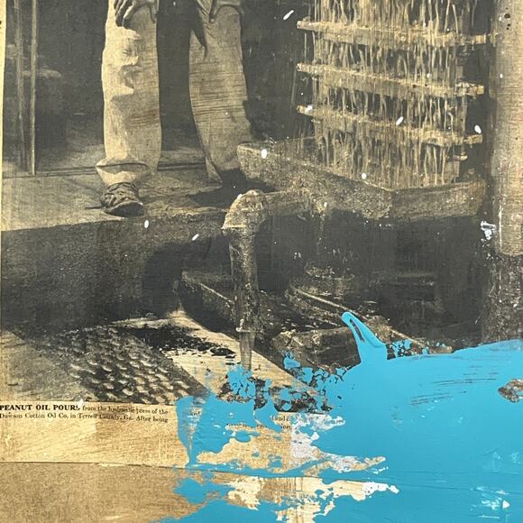 Original Mixed Media Abstract Modern Art Painting 24x36 "Son of Samurai" Signed - Picture 2 of 10